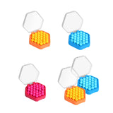 Maxbell Puzzle Beads Logical Toy Portable Party Brain Teaser for Kids Children Teens orange