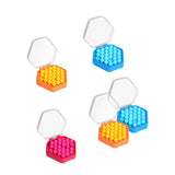 Maxbell Puzzle Beads Logical Toy Portable Party Brain Teaser for Kids Children Teens orange