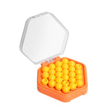 Maxbell Puzzle Beads Logical Toy Portable Party Brain Teaser for Kids Children Teens orange