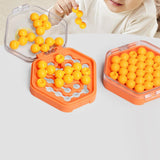 Maxbell Puzzle Beads Logical Toy Portable Party Brain Teaser for Kids Children Teens orange