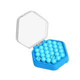 Maxbell Puzzle Beads Logical Toy Portable Party Brain Teaser for Kids Children Teens blue