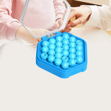 Maxbell Puzzle Beads Logical Toy Portable Party Brain Teaser for Kids Children Teens blue