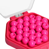 Maxbell Puzzle Beads Logical Toy Portable Party Brain Teaser for Kids Children Teens red