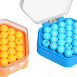 Maxbell Puzzle Beads Logical Toy Portable Party Brain Teaser for Kids Children Teens yellow and blue
