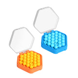 Maxbell Puzzle Beads Logical Toy Portable Party Brain Teaser for Kids Children Teens yellow and blue