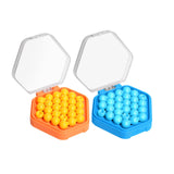 Maxbell Puzzle Beads Logical Toy Portable Party Brain Teaser for Kids Children Teens yellow and blue
