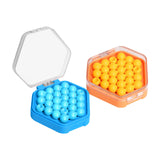 Maxbell Puzzle Beads Logical Toy Portable Party Brain Teaser for Kids Children Teens yellow and blue