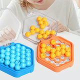 Maxbell Puzzle Beads Logical Toy Portable Party Brain Teaser for Kids Children Teens yellow and blue