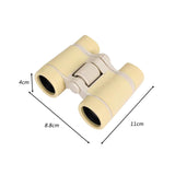 Maxbell Kids Binoculars Children's Binoculars for 8-12 Years Old Outside Play Hunting Beige