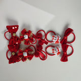 Maxbell 10Pcs Cartoon Girls Hair Ties Cute Soft Rubber Bands for Kids Girls Children Style A