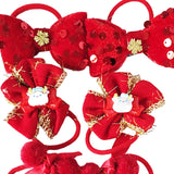 Maxbell 10Pcs Cartoon Girls Hair Ties Cute Soft Rubber Bands for Kids Girls Children Style A