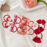 Maxbell 10Pcs Cartoon Girls Hair Ties Cute Soft Rubber Bands for Kids Girls Children Style B