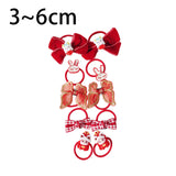 Maxbell 10Pcs Cartoon Girls Hair Ties Cute Soft Rubber Bands for Kids Girls Children Style B