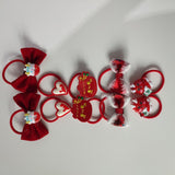 Maxbell 10Pcs Cartoon Girls Hair Ties Cute Soft Rubber Bands for Kids Girls Children Style C