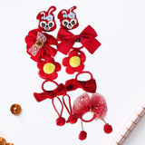 Maxbell 10Pcs Cartoon Girls Hair Ties Cute Soft Rubber Bands for Kids Girls Children Style E