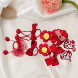 Maxbell 10Pcs Cartoon Girls Hair Ties Cute Soft Rubber Bands for Kids Girls Children Style E