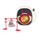 Maxbell Play Washer and Dryer Set Small Household Appliances Toy for Holiday Present
