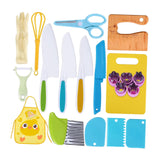 Maxbell 20 Pieces Kids Montessori Kitchen Tools for Real Cooking for Gifts Kids Boys