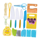 Maxbell 20 Pieces Kids Montessori Kitchen Tools for Real Cooking for Gifts Kids Boys