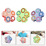 Maxbell Bean Rotating Cube Toy Novelty Puzzle for New Year Gift Party Favor Birthday Pink