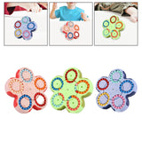 Maxbell Bean Rotating Cube Toy Novelty Puzzle for New Year Gift Party Favor Birthday Pink