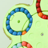 Maxbell Bean Rotating Cube Toy Novelty Puzzle for New Year Gift Party Favor Birthday Green