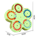 Maxbell Bean Rotating Cube Toy Novelty Puzzle for New Year Gift Party Favor Birthday Green