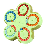 Maxbell Bean Rotating Cube Toy Novelty Puzzle for New Year Gift Party Favor Birthday Green