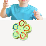 Maxbell Bean Rotating Cube Toy Novelty Puzzle for New Year Gift Party Favor Birthday Green
