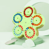 Maxbell Bean Rotating Cube Toy Novelty Puzzle for New Year Gift Party Favor Birthday Green