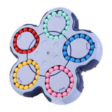 Maxbell Bean Rotating Cube Toy Novelty Puzzle for New Year Gift Party Favor Birthday Blue