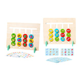 Maxbell Color Matching Slide Puzzle Wooden Toys Children Montessori Toys Travel Toys Fruit