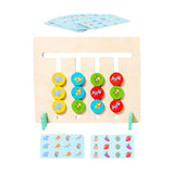 Maxbell Color Matching Slide Puzzle Wooden Toys Children Montessori Toys Travel Toys Fruit