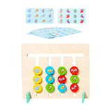 Maxbell Color Matching Slide Puzzle Wooden Toys Children Montessori Toys Travel Toys Fruit