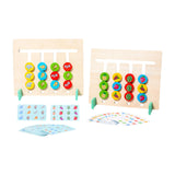 Maxbell Color Matching Slide Puzzle Wooden Toys Children Montessori Toys Travel Toys Fruit