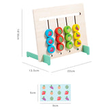 Maxbell Color Matching Slide Puzzle Wooden Toys Children Montessori Toys Travel Toys Animal
