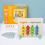 Maxbell Color Matching Slide Puzzle Wooden Toys Children Montessori Toys Travel Toys Animal