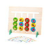 Maxbell Color Matching Slide Puzzle Wooden Toys Children Montessori Toys Travel Toys Animal