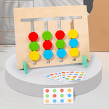 Maxbell Color Matching Slide Puzzle Wooden Toys Children Montessori Toys Travel Toys Animal