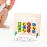 Maxbell Color Matching Slide Puzzle Wooden Toys Children Montessori Toys Travel Toys Animal