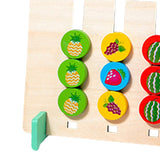 Maxbell Color Matching Slide Puzzle Wooden Toys Children Montessori Toys Travel Toys Animal