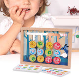 Maxbell Slide Puzzle Preschool Educational Boys Girls Logical Game Travel Toys