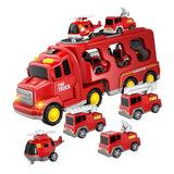 Maxbell Fire Truck Toy Friction Power Vehicles for Party Favors Easter Birthday Gift Red
