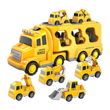 Maxbell Fire Truck Toy Friction Power Vehicles for Party Favors Easter Birthday Gift Yellow