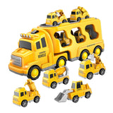 Maxbell Fire Truck Toy Friction Power Vehicles for Party Favors Easter Birthday Gift Yellow
