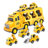 Maxbell Fire Truck Toy Friction Power Vehicles for Party Favors Easter Birthday Gift Yellow