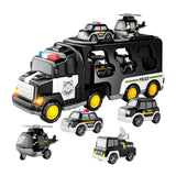 Maxbell Fire Truck Toy Friction Power Vehicles for Party Favors Easter Birthday Gift Black