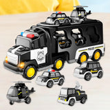 Maxbell Fire Truck Toy Friction Power Vehicles for Party Favors Easter Birthday Gift Black