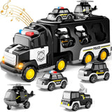 Maxbell Fire Truck Toy Friction Power Vehicles for Party Favors Easter Birthday Gift Black