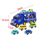 Maxbell Fire Truck Toy Friction Power Vehicles for Party Favors Easter Birthday Gift Blue